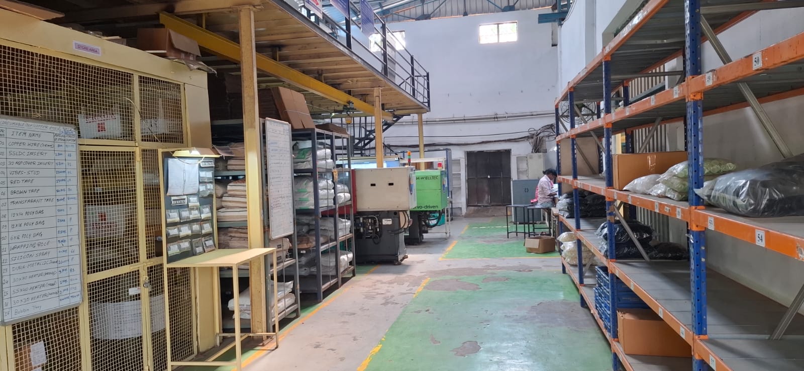 Magson Industries warehouse and storage area